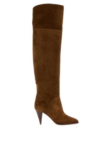 [해외직구][X45]CASADEI 1T094C0801NOMAD2608 SELLA 여성 앵클부츠 미들 롱부츠 니하이부츠 Brown suede boots