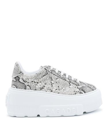 [해외직구][Q11]CASADEI 2X894U0701BASIL9500 여성 스니커즈 GREY LEATHER NEXUS SNEAKERS