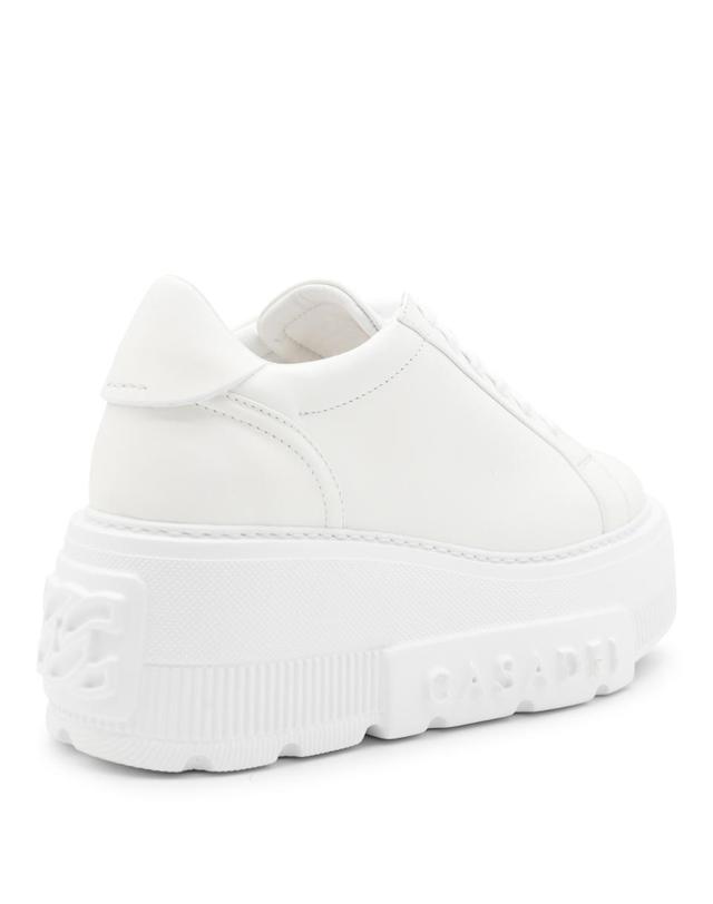 까사데이 [해외직구][Q11]CASADEI 2X894U0701SALEN9999 여성 스니커즈 WHITE LEATHER NEXUS SNEAKERS 착용컷