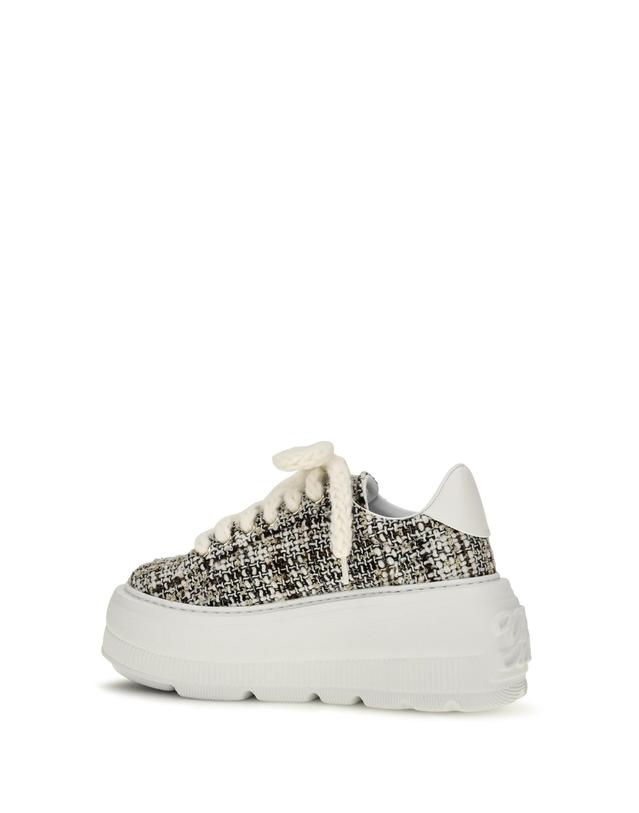까사데이 [해외직구][K68]CASADEI 2X127C0701C3093B358 PANNABIANC 여성 스니커즈 단화 운동화 슈즈 Nexus Sneakers in boucle fabric 착용컷