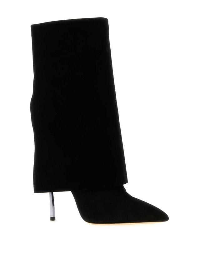 까사데이 [해외직구][X45]CASADEI 1R566C100MC18329000 9000 여성 앵클부츠 미들 롱부츠 니하이부츠 Black suede Berlino ankle boots 착용컷