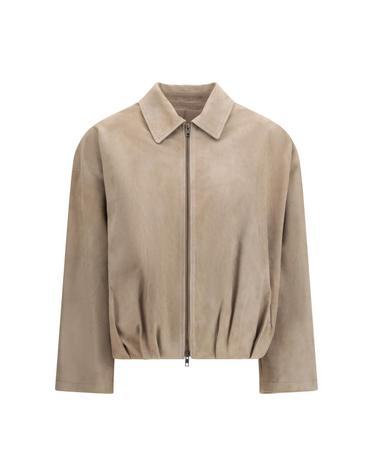 [해외직구][K68]SALVATORE SANTORO 50004D SAND 여성 자켓 베스트 봄버 파카 베스트 블레이저 Suede Jacket