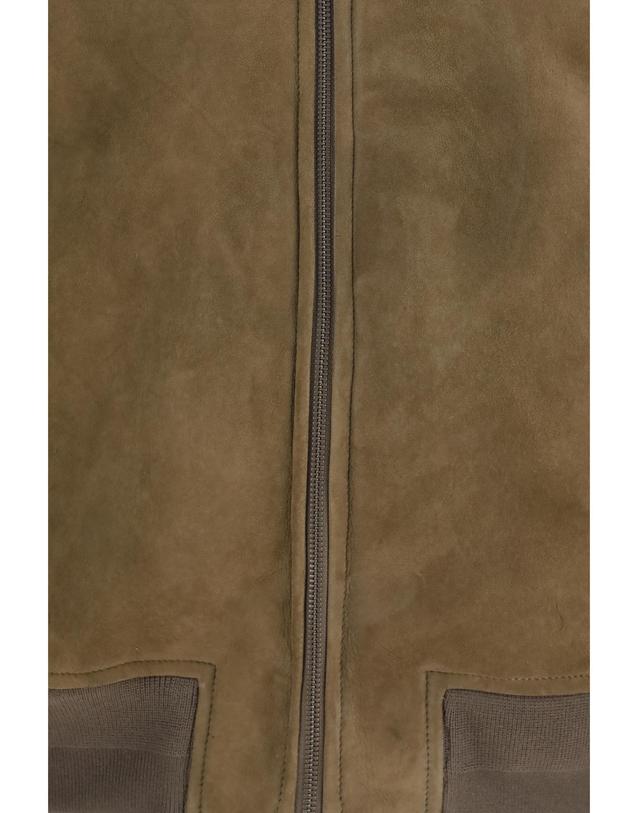 살바토레 산토로 [해외직구][K68]SALVATORE SANTORO 51625U ARMY 남성 자켓 베스트 봄버 파카 블레이저 High neck Suede Jacket 착용컷