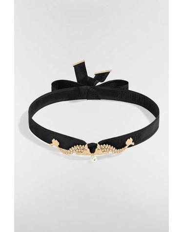 [해외직구][E32]디올 N3529WOMRS301 여성 목걸이 주얼리 악세사리 로고 체인 진주 넥크리스 DIOR Dior Arabesque Choker