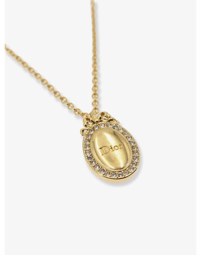 디올 [해외직구][N85]디올 N4073WOMCY 여성 팔찌 목걸이 반지 주얼리 DIOR Brass necklace with Dior Medaillon pendant 착용컷