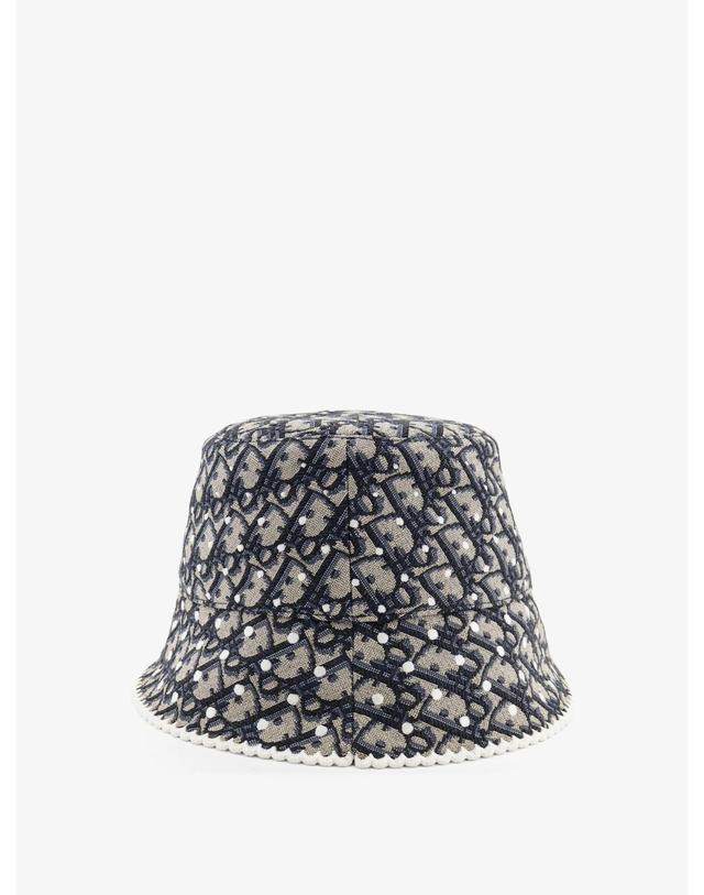 디올 [해외직구][N85]디올 CPB06247EOEP 여성 모자 비니 버킷햇 캡 DIOR Teddy D PolkaDior Oblique Narrow Brimmed Bucket Hat 착용컷