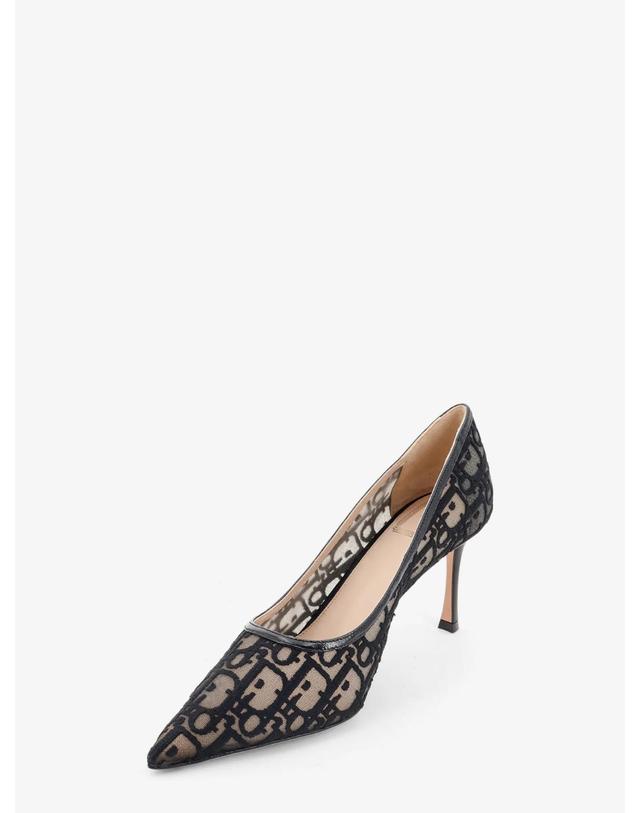 디올 [해외직구][N85]디올 KCV661OEN 여성 펌프스 슬링백 하이힐 DIOR Adiorable pump with black Dior Oblique emboidery 착용컷