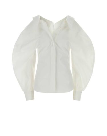 [해외직구][X45]지방시 BW61K21642 100 여성 셔츠 남방 블라우스 White poplin shirt