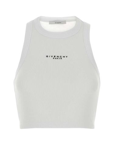 [해외직구][X45]지방시 BW70FNP7BR 100 여성 셔츠 남방 반팔 긴팔 블라우스 White stretch cotton crop top