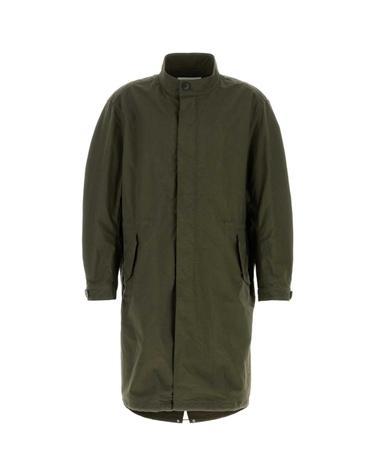 [해외직구][X45]지방시 BM01D1164Z 305 남성 블레이저 봄버 캐주얼자켓 Olive green cotton blend parka
