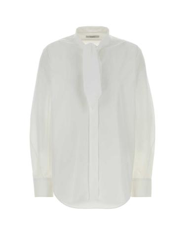 [해외직구][X45]지방시 BW61MG165R 100 여성 셔츠 남방 블라우스 White poplin shirt