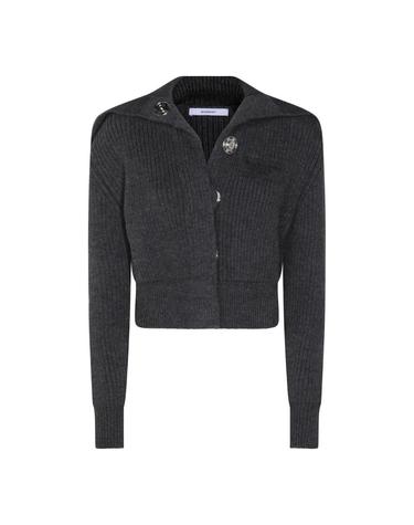[해외직구][B47]지방시 BWK00K4ZSM033 여성 니트 스웨터 가디건 DARK GREY WOOL KNITWEAR