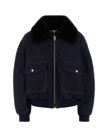 [해외직구][X45]지방시 BW00WJ518W 401 여성 자켓 베스트 블레이저 봄버 데님 Denim padded jacket