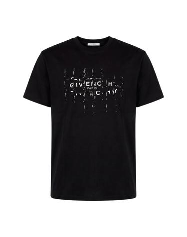 [해외직구][W63]지방시 BM71NK3YU9 001 남성 티셔츠 상의 탑 T shirt in cotone