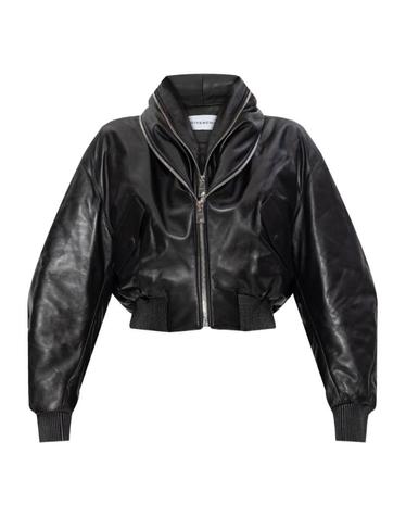 [해외직구][P13]지방시 BW00SP61UJ001 여성 가죽자켓 바이커자켓 레더자켓 라이더 재킷 GIVENCHY LEATHER BOMBER JACKET