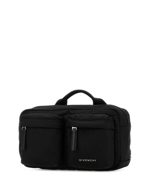 지방시 [해외직구][X45]지방시 BK50F8K1ZL 001 남성 힙색 벨트백 범백 Black fabric Essential U belt bag 착용컷