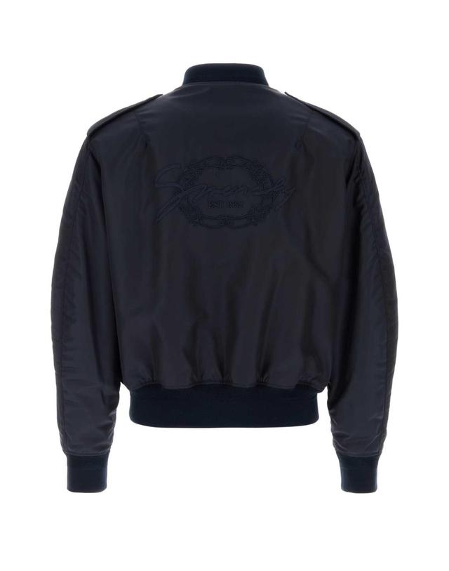지방시 [해외직구][X45]지방시 BM01AZ14JD 410 남성 블레이저 봄버 캐주얼자켓 Navy blue nylon bomber jacket 착용컷