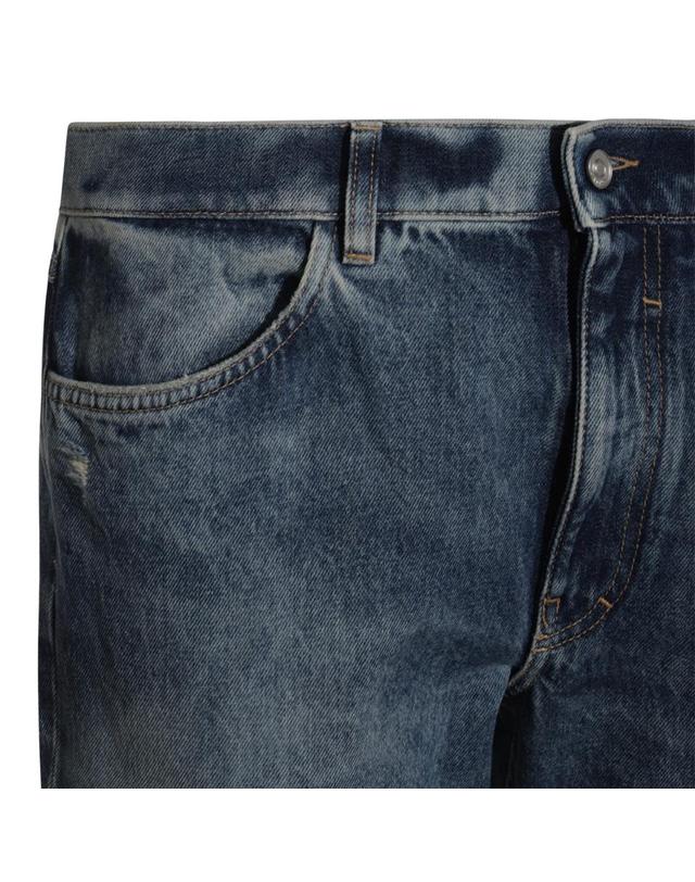 지방시 [해외직구][S27]지방시 BM51HB5YB6426 남성 데님 청바지 진 와이드진 스트레이트진 바지 플레어진 BLUE COTTON DENIM JEANS 착용컷