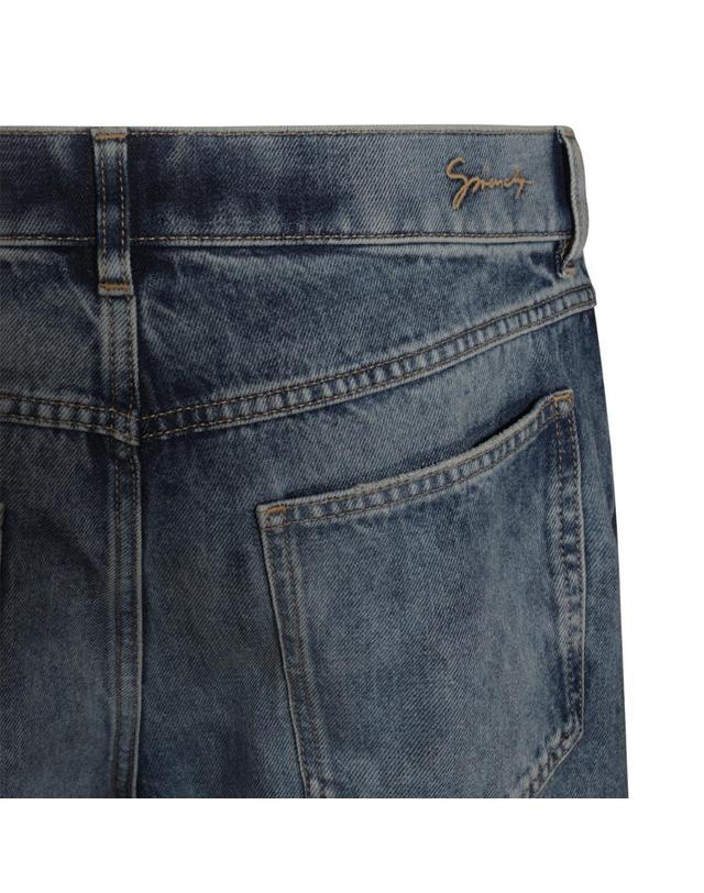 지방시 [해외직구][S27]지방시 BM51HB5YB6426 남성 데님 청바지 진 와이드진 스트레이트진 바지 플레어진 BLUE COTTON DENIM JEANS 착용컷