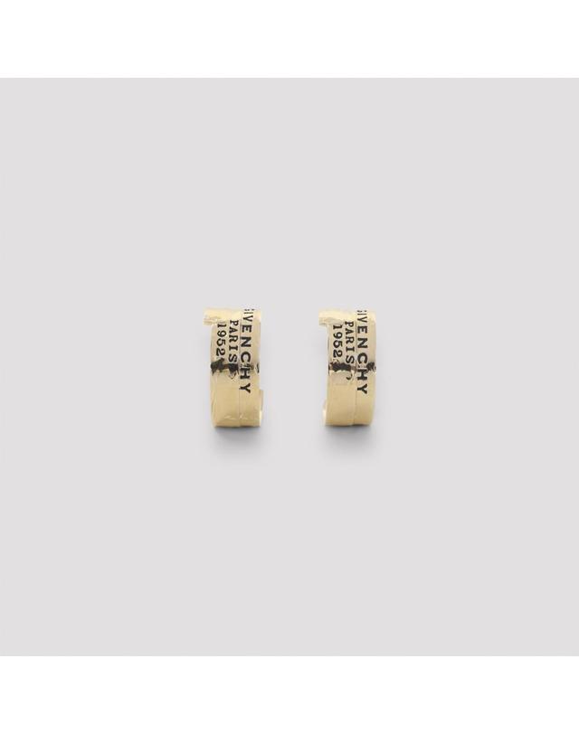 [해외] [D14]지방시 61367966 ANTIC GOLD 여성 귀걸이 팔찌 목걸이 반지 브로치 악세사리 Givenchy Tape Hoops Earrings FGZFXX01165