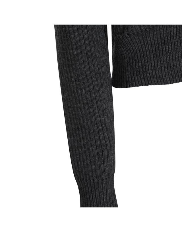 지방시 [해외직구][B47]지방시 BWK00K4ZSM033 여성 니트 스웨터 가디건 DARK GREY WOOL KNITWEAR 착용컷