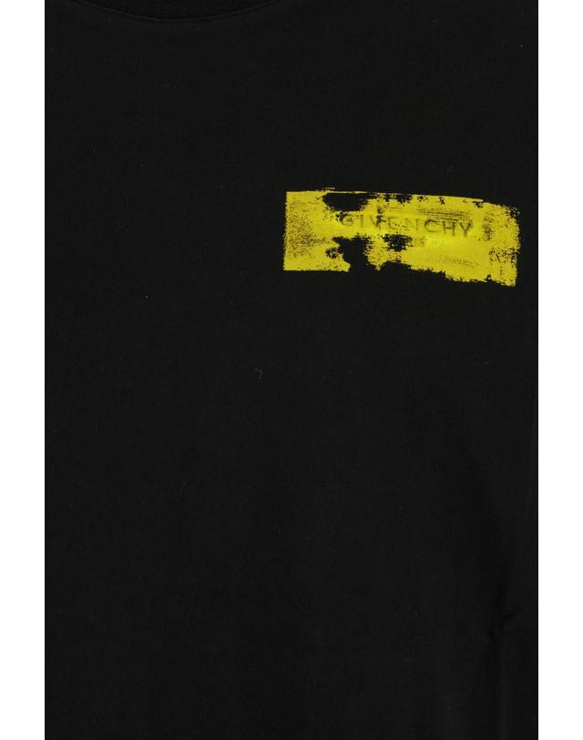 지방시 [해외직구][W63]지방시 BM71NK3YUD 001 남성 티셔츠 상의 탑 T shirt in cotone 착용컷