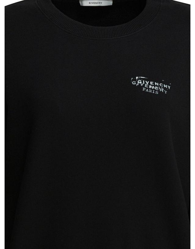 지방시 [해외직구][V90]지방시 BWJ04UP7A7001 여성 맨투맨 후드 스웨트셔츠 Sweatshirt with Givenchy Stamp 착용컷