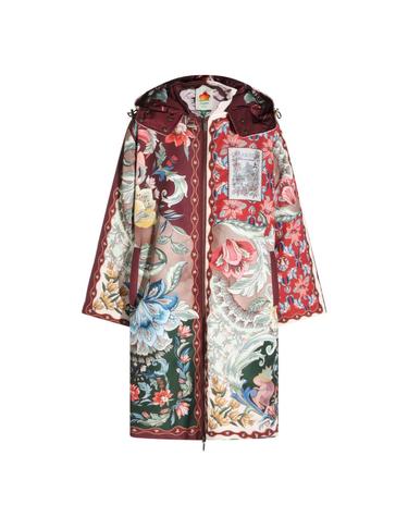 [해외직구][S27]FARM RIO 36161426062 여성 코트 하프코트 롱코트 싱글 더블코트 트렌치코트 MULTICOLOR LUNAR BOHO REVERSIBLE MAXI KIMONO
