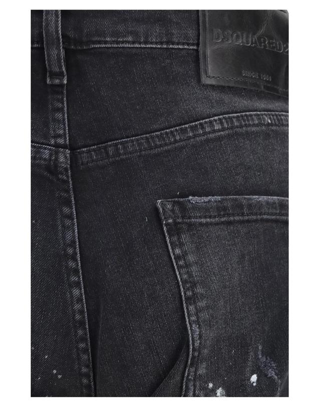 디스퀘어드2 [해외직구][K68]디스퀘어드2 S74LB1972D30046 900 남성 청바지 데님 진 데님진 Teddy dark wash stretch denim Jeans 착용컷