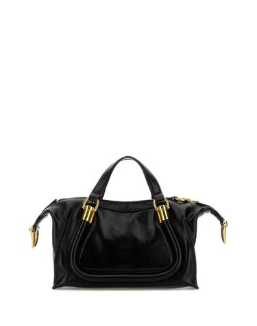 [해외직구][X45]끌로에 CHC24AS751N82 001 여성 토트백 쇼퍼백 탑핸들백 핸드백 Black leather Paraty 24 handbag