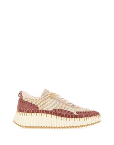 [해외직구][X45]끌로에 CHC22S579Y0 223 여성 스니커즈 단화 운동화 로우탑 하이탑 Multicolor fabric Nama sneakers