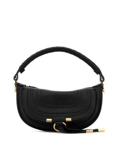 [해외직구][X45]끌로에 CH26SP927R35 001 여성 토트백 쇼퍼백 탑핸들백 핸드백 Black leather mini Marcie shoulder bag