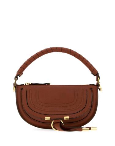 [해외직구][X45]끌로에 CH26SP927R35 26M 여성 토트백 쇼퍼백 탑핸들백 핸드백 Brown leather mini Marcie shoulder bag
