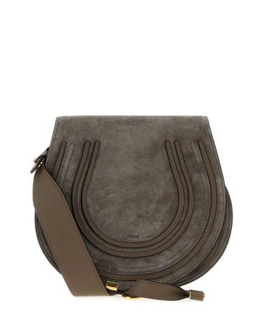 [해외직구][X45]끌로에 CH26WS679P37 031 여성 크로스백 숄더백 미니백 탑핸들백 Dark grey suede Marcie crossbody bag