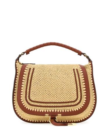 [해외직구][X45]끌로에 CH26US881R60 26M 여성 토트백 쇼퍼백 탑핸들백 핸드백 Raffia Marcie handbag