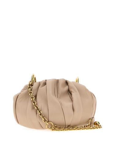 [해외직구][X45]끌로에 CH26US765S27 25Y 여성 숄더백 크로스백 버킷백 탑핸들백 Antiqued pink leather ChloA PlissA bucket bag