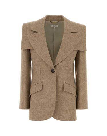 [해외직구][X45]끌로에 CH26WVE35068 24F 여성 자켓 베스트 다운베스트 질렛 Beige stretch wool blazer