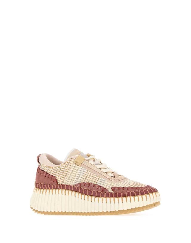 끌로에 [해외직구][X45]끌로에 CHC22S579Y0 223 여성 스니커즈 단화 운동화 로우탑 하이탑 Multicolor fabric Nama sneakers 착용컷