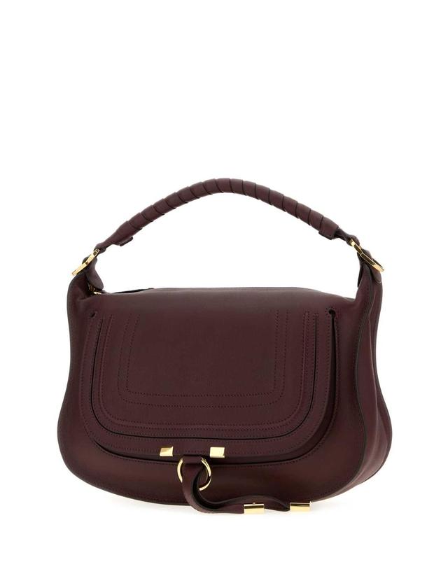 끌로에 [해외직구][X45]끌로에 CH26SS882R35 604 여성 토트백 쇼퍼백 탑핸들백 핸드백 Aubergine leather small Marcie shoulder bag 착용컷