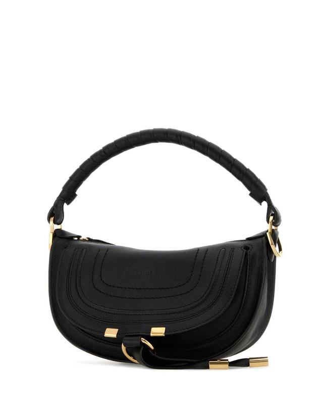 끌로에 [해외직구][X45]끌로에 CH26SP927R35 001 여성 토트백 쇼퍼백 탑핸들백 핸드백 Black leather mini Marcie shoulder bag 착용컷