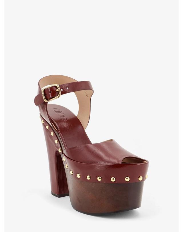 끌로에 [해외직구][N85]끌로에 CH26A20SWF 여성 펌프스 슬링백 하이힐 CHLOE Meret sandals with oversized platform 착용컷