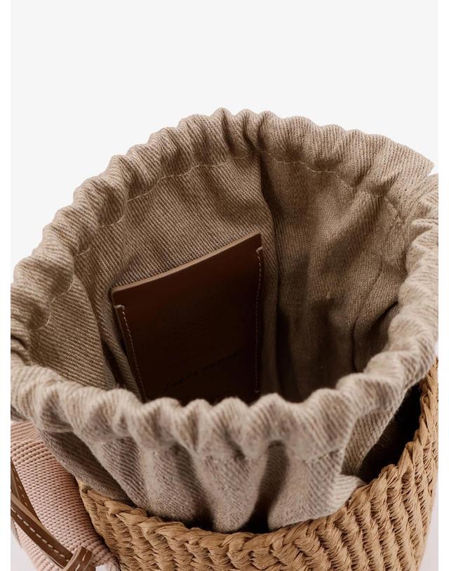 끌로에 [해외직구][N85]끌로에 CHC23AS381L18 여성 숄더백 버킷백 토트백 CHLOE Woody raffia bucket bag 착용컷