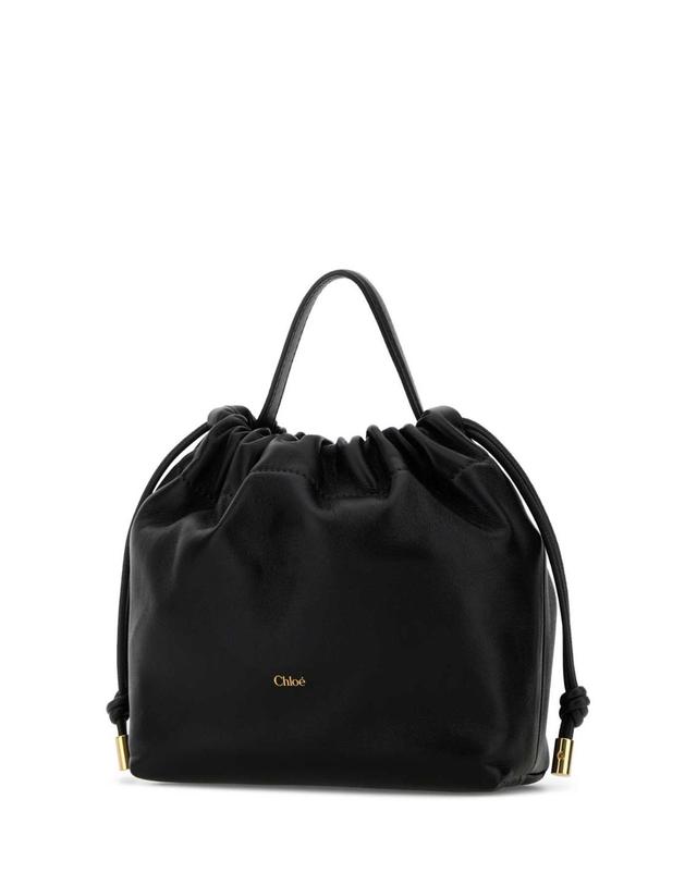 끌로에 [해외직구][X45]끌로에 CH26SP126R12 001 여성 토트백 쇼퍼백 탑핸들백 핸드백 Black leather mini ChloA Icons handbag 착용컷