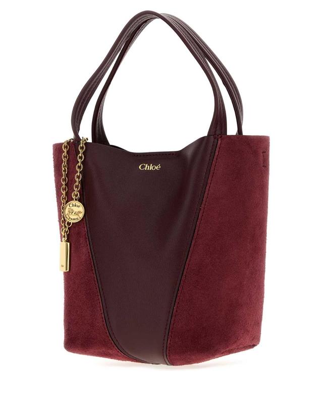 끌로에 [해외직구][X45]끌로에 CH26WS812T68 606 여성 숄더백 크로스백 버킷백 탑핸들백 Grape leather and suede small ChloA Spin bucket bag 착용컷