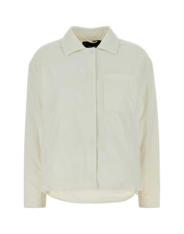 [해외직구][X45]에르노 CM00006DL12853 1006 여성 자켓 베스트 블레이저 봄버 데님 White nylon jacket