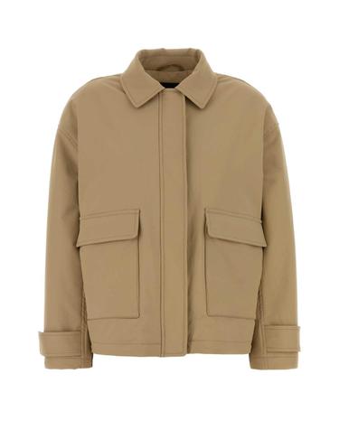 [해외직구][X45]에르노 GI00142DL12846S 2154 여성 자켓 베스트 블레이저 봄버 데님 Beige stretch nylon blend padded jacket
