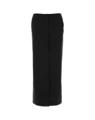 [해외직구][X45]에르노 GN00016DL12847 9300 여성 스커트 치마 롱 미디 미니스커트 Black polyester blend skirt