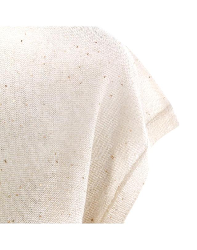에르노 [해외직구][Q11]에르노 MG000226D760891985 여성 니트 스웨터 가디건 CREAM VISCOSE KNITWEAR 착용컷