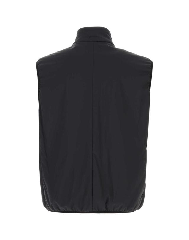 에르노 [해외직구][X45]에르노 GI00205UL12853 9300 남성 블레이저 봄버 캐주얼자켓 Black nylon sleeveless jacket 착용컷