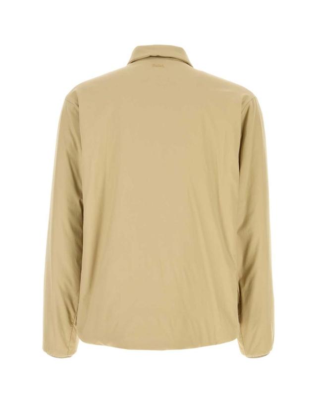 에르노 [해외직구][X45]에르노 CM00011UL12853 2154 남성 블레이저 봄버 캐주얼자켓 Beige nylon padded jacket 착용컷